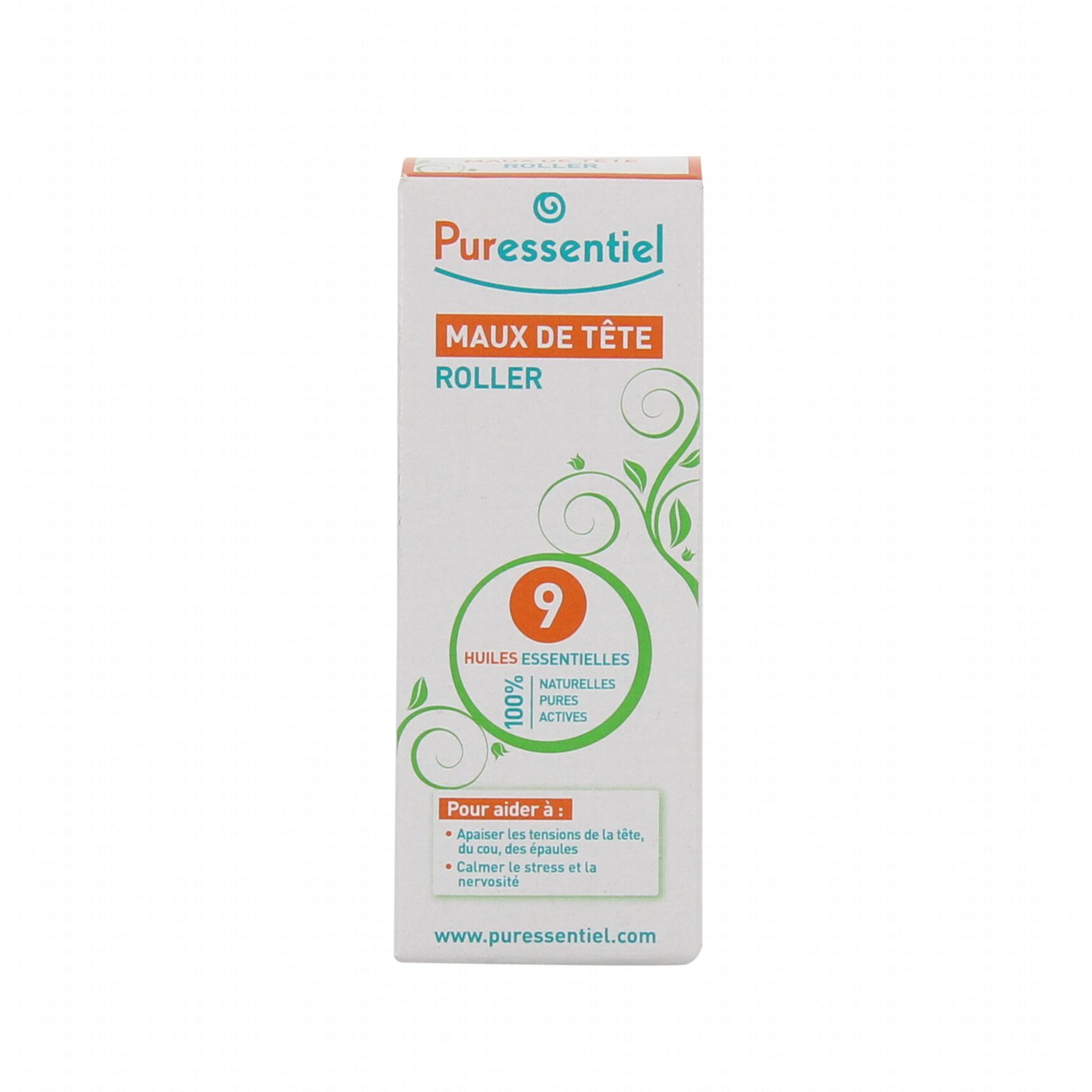 PURESSENTIEL Roller maux de tete aux 9 huiles essentielles roller 5ml