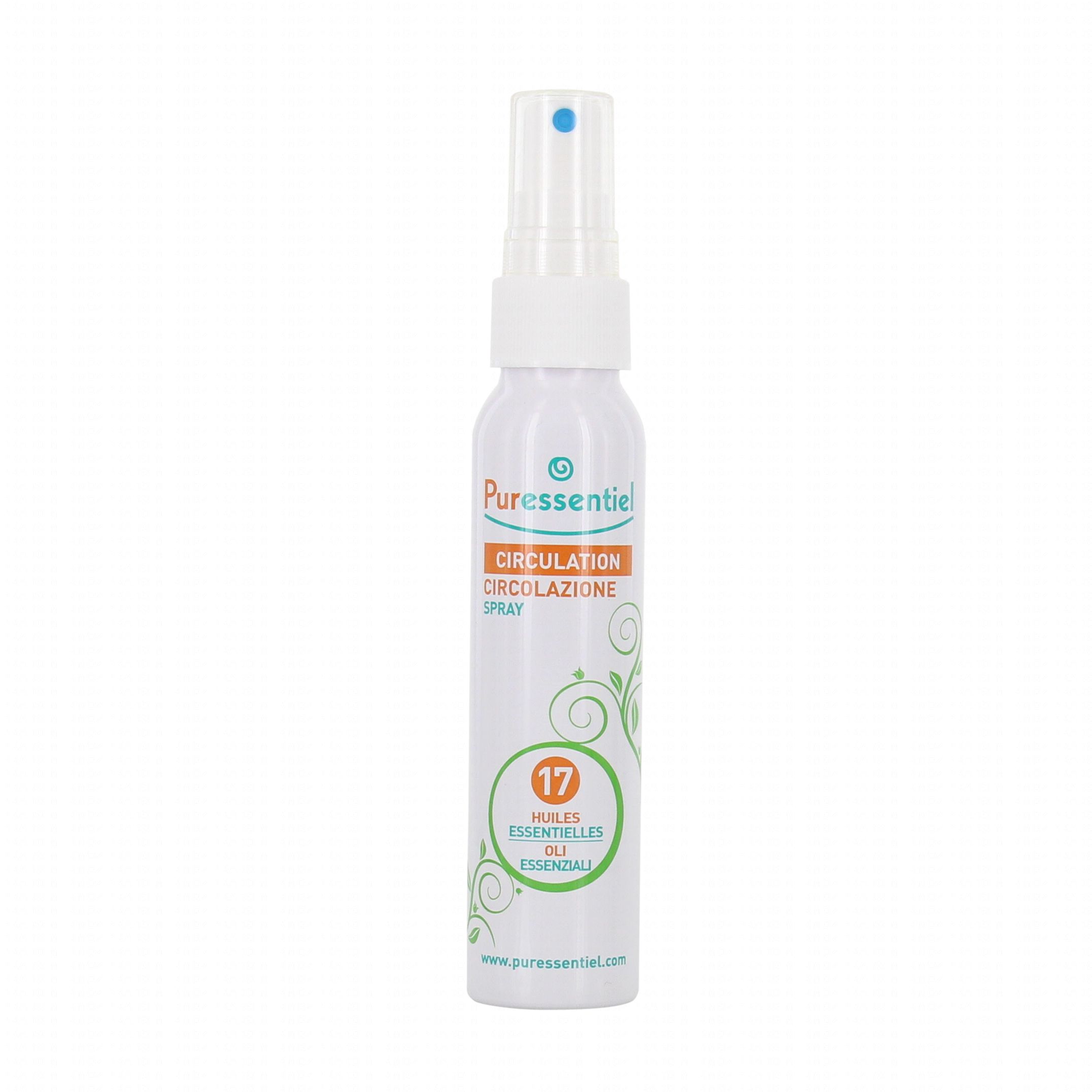 PURESSENTIEL Spray circulation aux 17 huiles essentielles vaporisateur  100ml - Parapharmacie Prado Mermoz