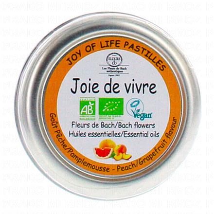 ELIXIRS & CO Pastilles Joie De Vivre Pastilles Goût Pêche/Pamplemousse bio x45