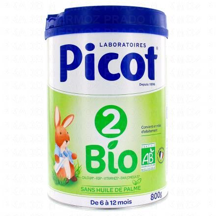 Lait bio 2ème age 6-12 mois 800g 2