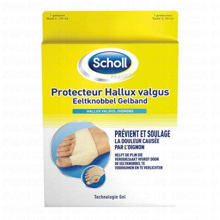 SCHOLL Protecteur hallux valgus oignon (taille 39/42)