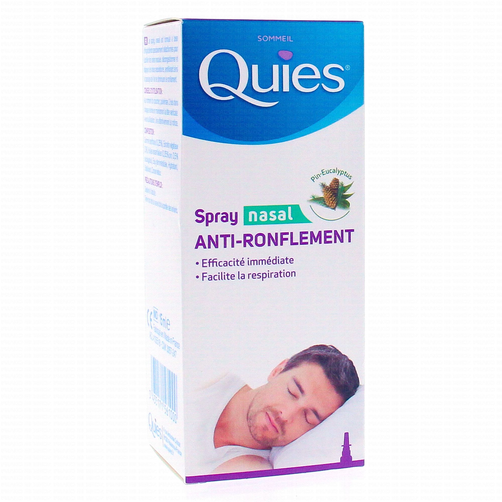 QUIES Anti-ronflement spray nasal 15ml - Parapharmacie Prado Mermoz
