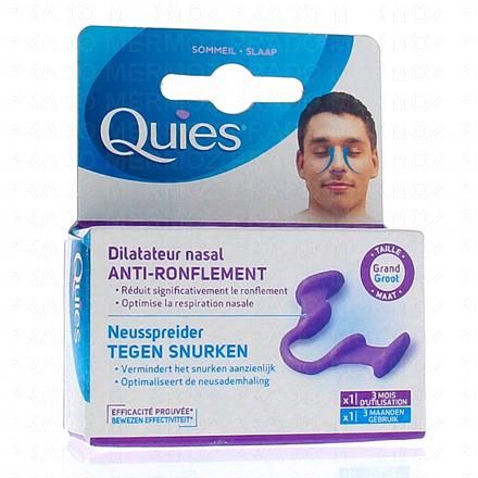 QUIES Dilatateur nasal Anti ronflement x1 (3mois) (grand)