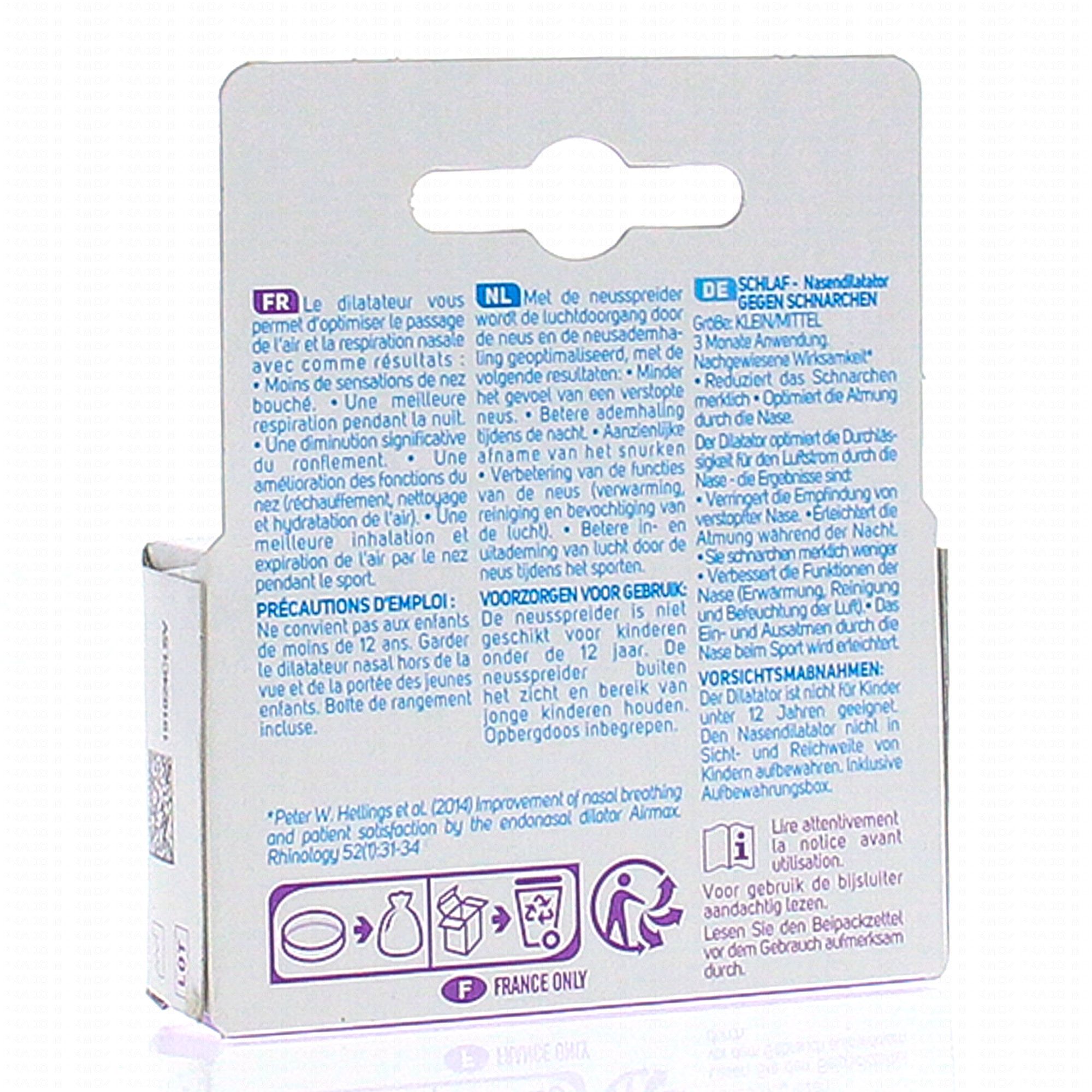 Dilatateur nasal anti-ronflement Quies