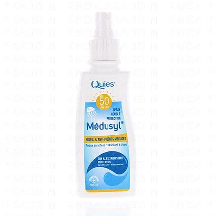 QUIES Médusyl Spray double protection anti soleil anti méduses 100ml