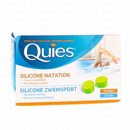 QUIES Protection auditive silicone adulte boîte de 6