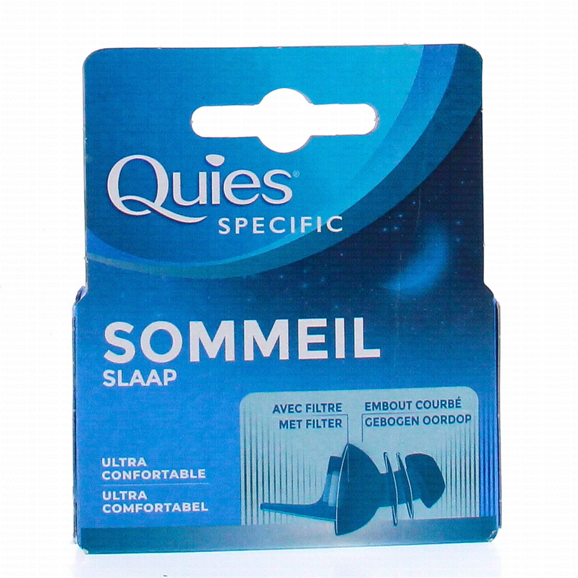 QUIES Specific - Bouchon oreille sommeil x1paire - Parapharmacie