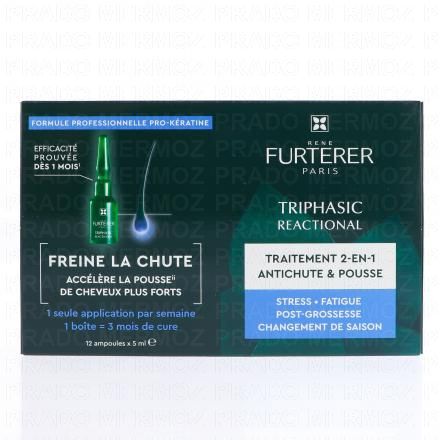 RENE FURTERER TRIPHASIC Réactional 12 ampoules de 5ml