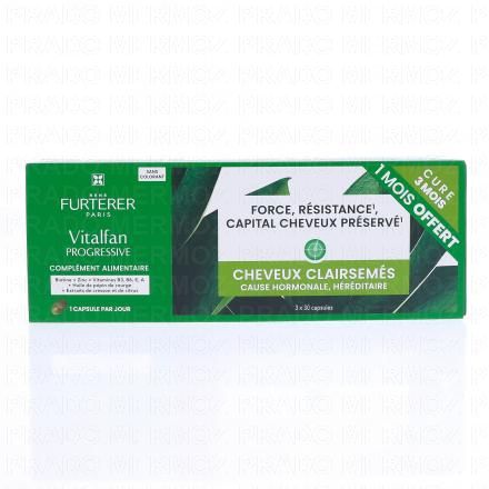 RENE FURTERER Vitalfan antichute de cheveux progressive lot de 3 x 30 capsules