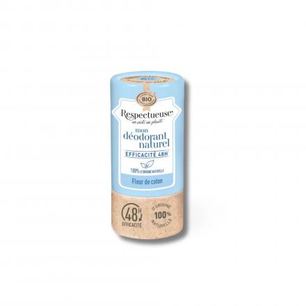 RESPECTUEUSE Mon D&eacute;odorant naturel Bio Fleur de coton 50g