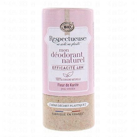 RESPECTUEUSE Mon d&eacute;odorant naturel Fleur de karit&eacute; bio 50g