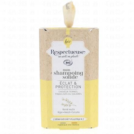 RESPECTUEUSE Shampooing solide éclat et protection Bio 75g