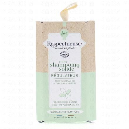 RESPECTUEUSE Shampooing solide régulateur Bio 75g