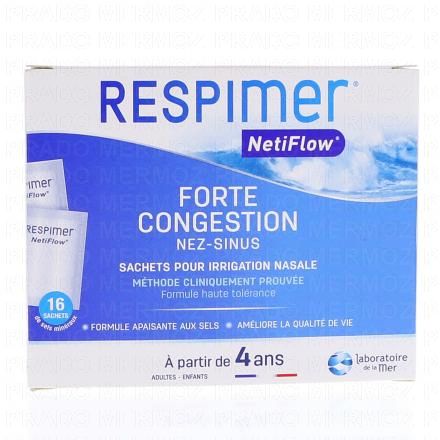 RESPIMER Sachets pour irrigation nasale (16 sachets)