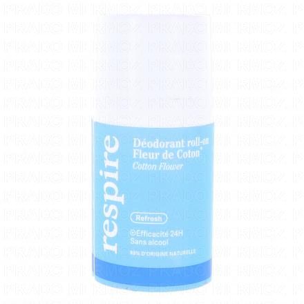 RESPIRE Déodorant Roll on Fleur coton (50ml)