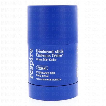 RESPIRE D&eacute;odorant Stick Embruns C&egrave;dre (50g)