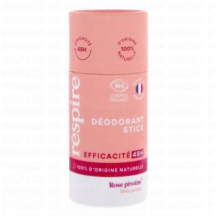 RESPIRE Déodorant Stick Rose Pivoine 50g