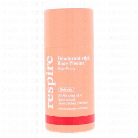RESPIRE D&eacute;odorant Stick carton Rose Pivoine 50g