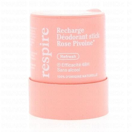 RESPIRE D&eacute;odorant stick Rose Pivoine (recharge 50g)