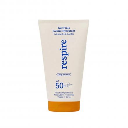 RESPIRE Lait frais solaire hydratant SPF50 150ml