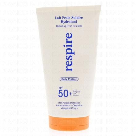 RESPIRE Lait frais solaire hydratant SPF50 150ml