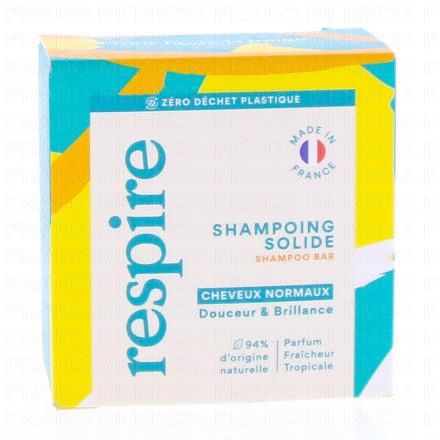 RESPIRE Shampooing solide fraîcheur tropicale 75g