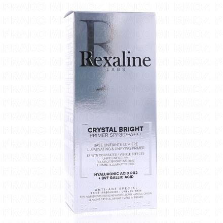 REXALINE Crystal Bright - Base unifiante lumi&egrave;re SPF30 30ml