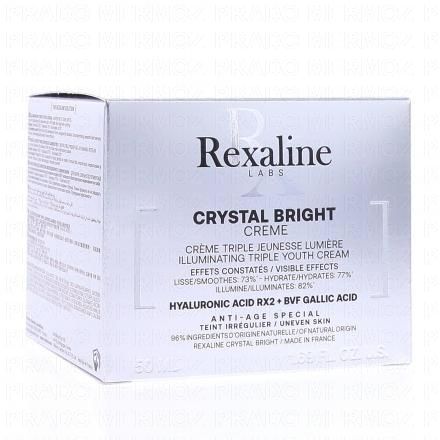 REXALINE Crystal Bright - Cr&egrave;me triple jeunesse lumi&egrave;re 50ml