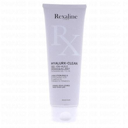 REXALINE Hyalurx Clean - Gel en huile d&eacute;maquillant 125ml