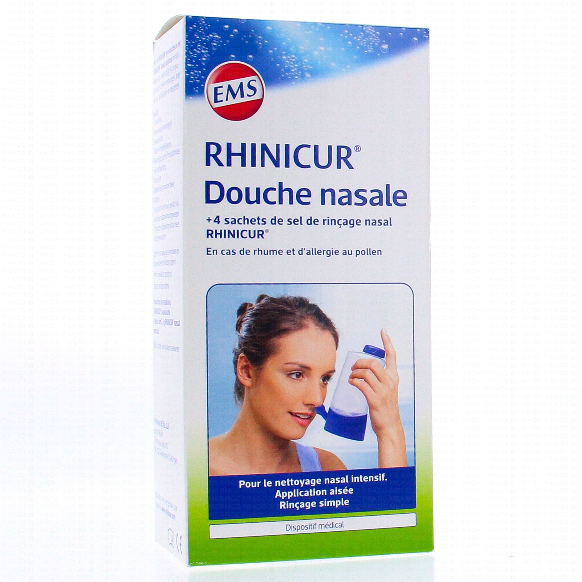 Rhinicur Douche nasale Enfant + 4 sachets de sels de rinçage nasal -  Pharmacie en ligne