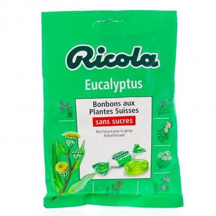 RICOLA Bonbons aux plantes suisses goût eucalyptus (70 g)
