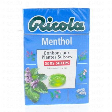 RICOLA Bonbons aux plantes suisses go&ucirc;t menthol (50g)