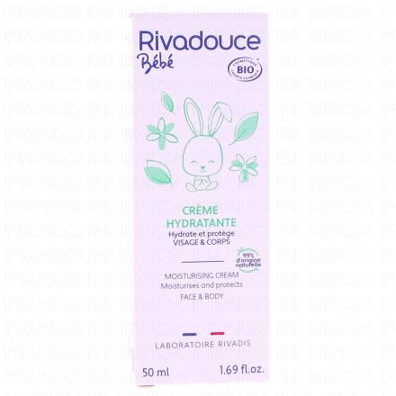 RIVADOUCE Crème hydratante bébé bio 50ml