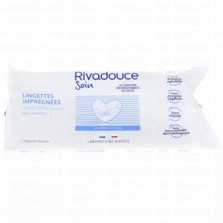 RIVADOUCE Soin - Lingettes imprégnées x50