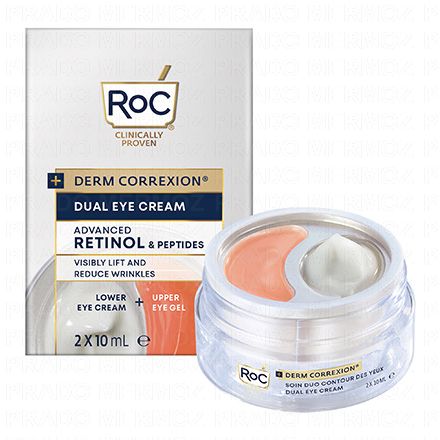 ROC Derm Correxion Duo Soin Contour des Yeux Rétinol 2x10ml