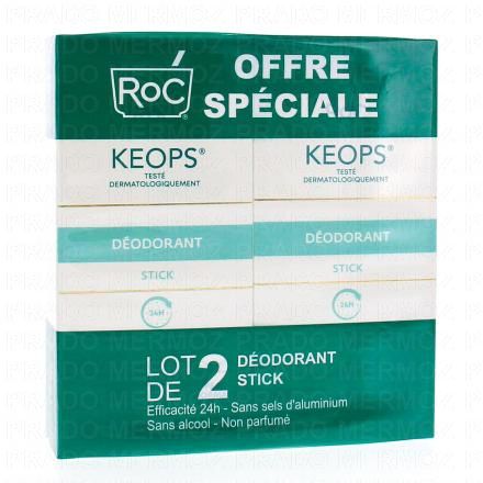 ROC KEOPS Déodorant stick 24h (2*40 ml)