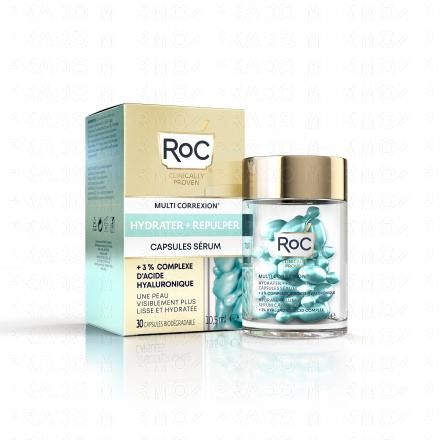 ROC Multo correxion hydrater et repulper - Capsules sérum 30 capsules