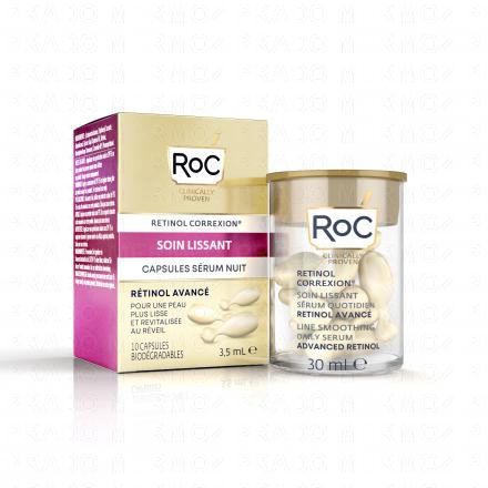 ROC Rétinol conexion Soin lissant Capsules sérum nuit 10 capsules