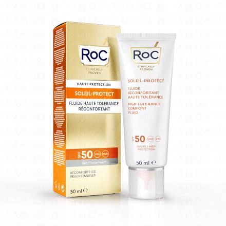 ROC Soleil-Protect fluide haute tolérance réconfortant SPF50 50ml