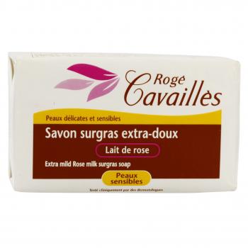 CAVAILLÈS Savon surgras lait de rose pain de 250gr