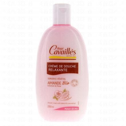 CAVAILLÈS Crème de douche au beurre d'amande et rose (250ml)