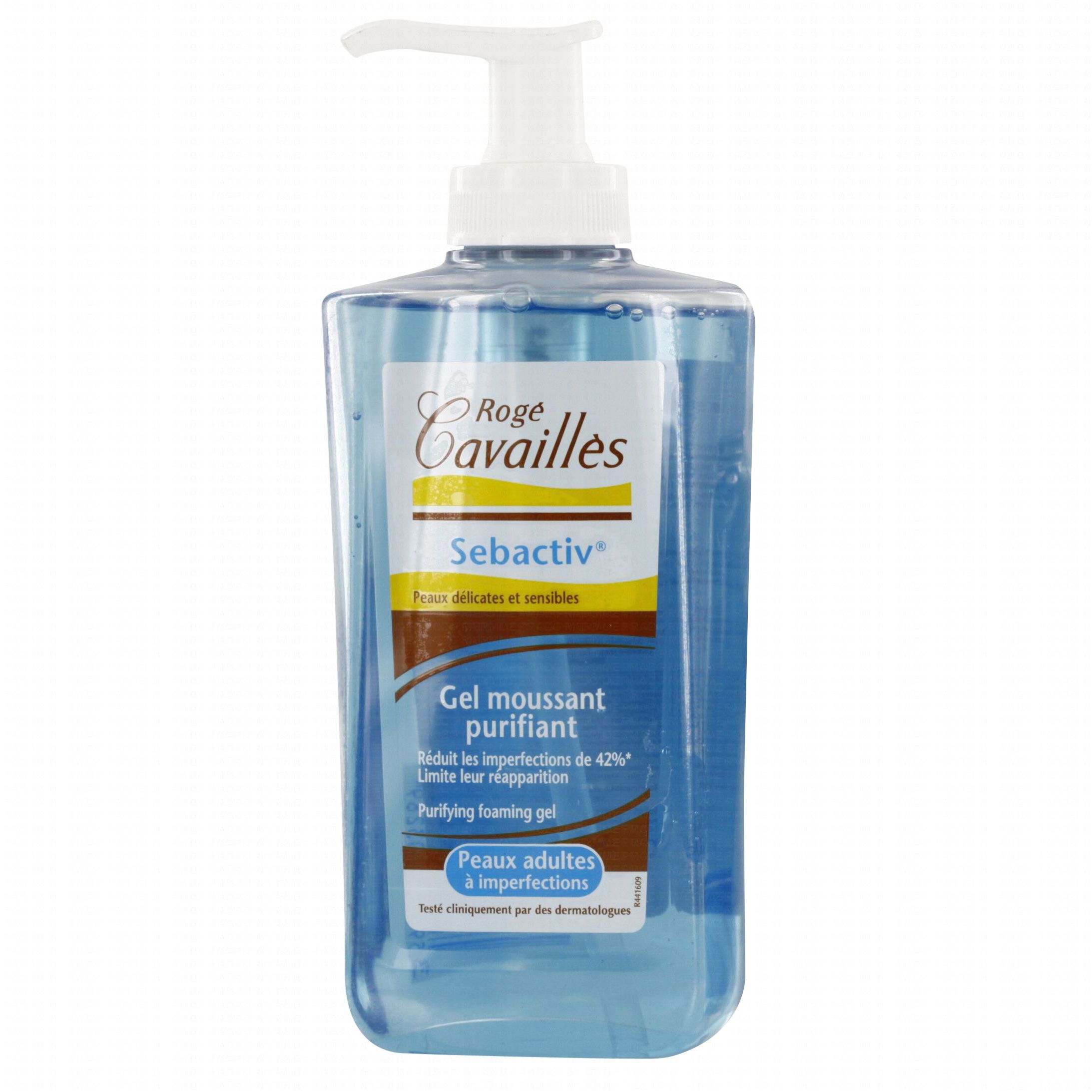 Roge Cavailles Sebactiv Gel Moussant Flacon De 300ml