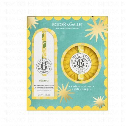 ROGER & GALLET Coffret Eau Parfumée Cédrat 30ml 3