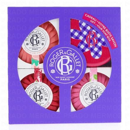 ROGER & GALLET Coffret fête des mères - Trio Savons Bienfaisants 3x100g