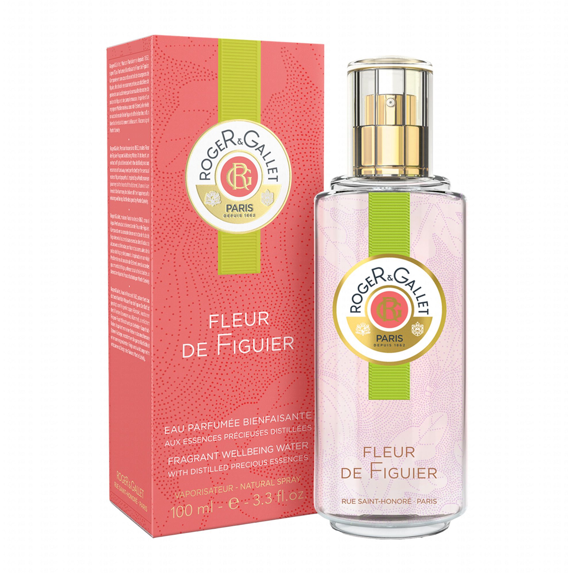 ROGER & GALLET Fleur de Figuier Eau Fraîche Parfumée flacon 100ml