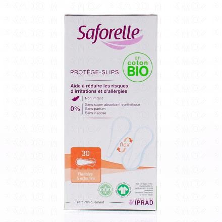 SAFORELLE Coton protect protège-slip en coton biologique x 30