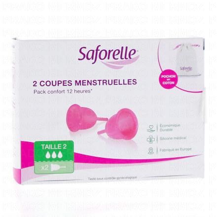SAFORELLE Cup confort Pack confort 12h (taille 2)
