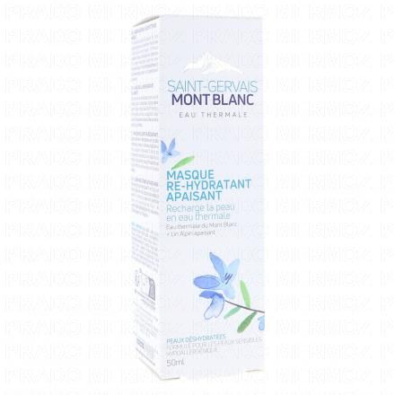 SAINT-GERVAIS MONT BLANC Masque ré-hydratant apaisant tube 50 ml 3