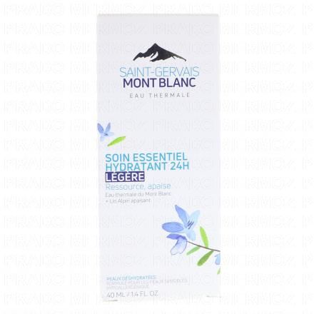 SAINT-GERVAIS MONT BLANC Soin essentiel hydratant 24h légère tube 40 ml 3