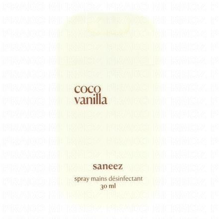 SANEEZ Coco Vanilla Spray Mains Désinfectant 30ml